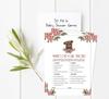 Inkdotpot Baby Shower Game Set Of 50 BabyA  AlphabetA  ABCA  Game Bear Jungle Animals Party