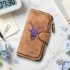 Gothic Baphomet Print Long Wallet Multi Card Slot Fashion Purse