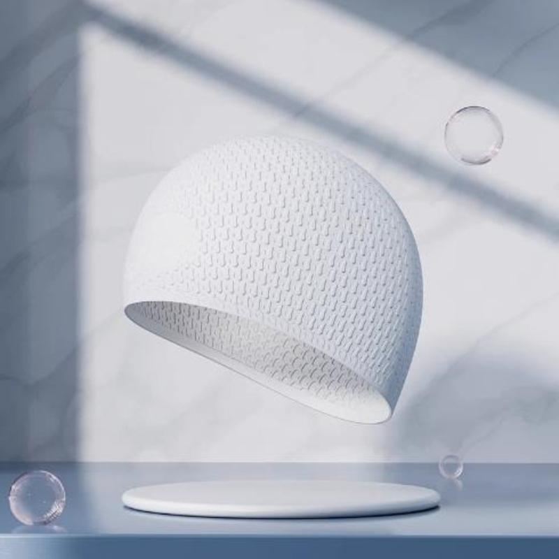 Muži Dámská Univerzální silikonová koupací čepice pro ochranu dospělých vlasů Elestic Swim Hat Dlouhé vlasy Ochranné koupací čepice