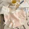 7A Antibacterial Baby Cotton Mid-Waist Women's Seamless Breathable Elastic Triangle Panties