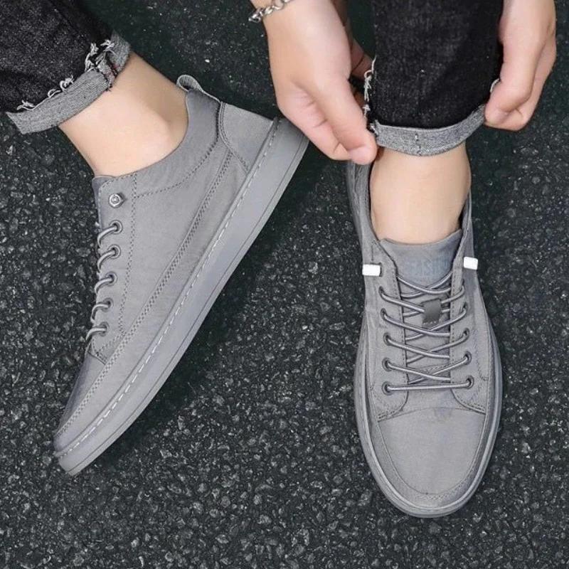 Man Sports Casual Shoes for Men New Comfortable Breathable Men's Sneakers Brand Fashion Lace-up Flat Shoes Zapatillas De Hombre