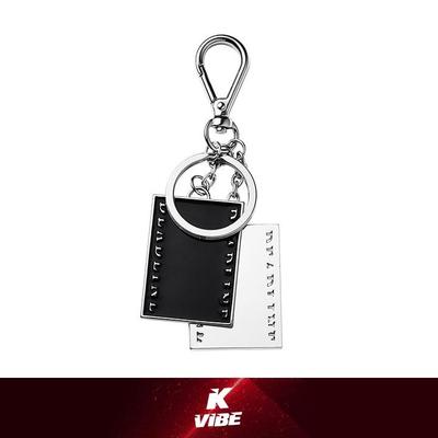 Offizieller BLACKPINK [DEADLINE] Metall-Logo-Schlüsselanhänger - Premium Silber-Accessoire