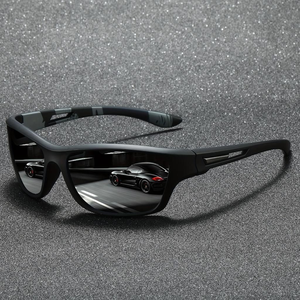 Outdoor Sports Sunglasses Wraparound Multicolor Lenses UV400 for Driving Fishing Cycling Unisex Lightweight Eyewear