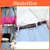 Chic Simple Style Pu Leather Pin Buckle Women's Belt Available In Various Colors Perfect For Everyday Wear