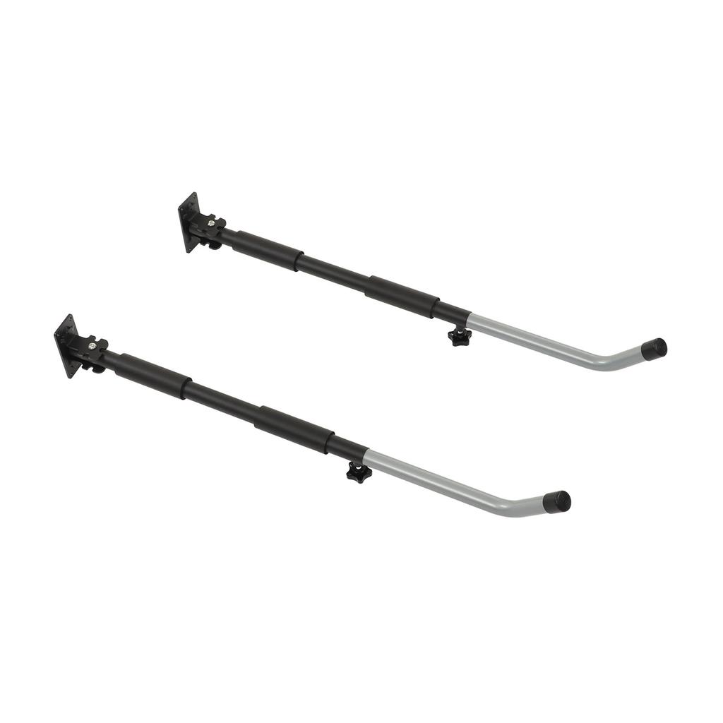 Surfboard Storage Rack with Retractable Length Wall Mount Display Rack for Snowboards Kayaks Canoes