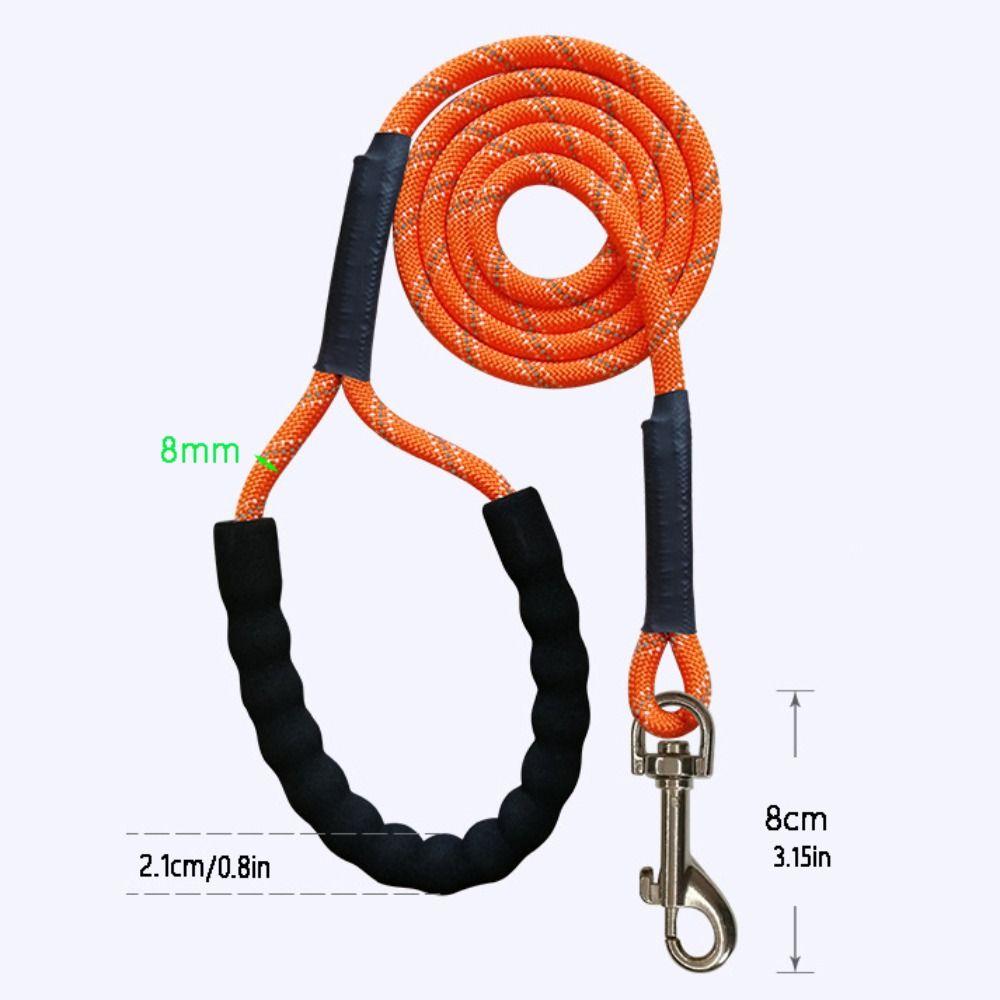 Strong Dog Leash Reflective Cat Traction Rope Pet Equipment Pet Lead Leash  Outdoor