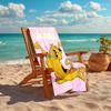 Personalized customized proof beach towel with Scooby-Doo pattern - soft, absorbent,quick-drying,perfect swimming,camping&bathing