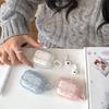 Semi-transparent Bow for AirPods Pro1 Generation Bluetooth Headset Case Apple 1/1 Generation Wavy Protective Cover