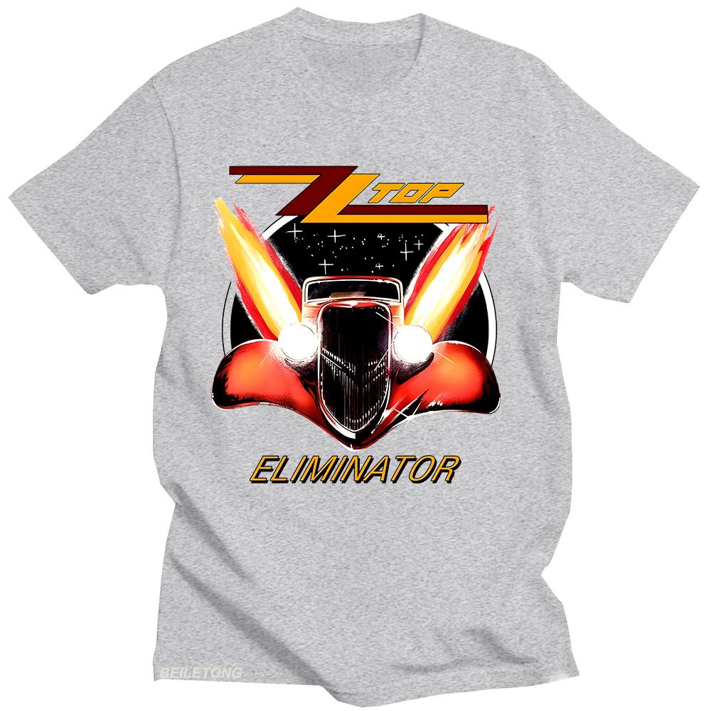 ZZ Top Eliminator 1983 Tour T-Shirt ZZ Top Rock Men's Vintage Classic Tees Summer  Women/Men Cotton Breathable Tshirt Streetwear