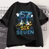 Six Seven Steal A Brainrot T-Shirt Baumwolle Kurzarm 67 Bedrucktes T-Shirt Lustiges Gen Z T-Shirt Harajuku Streetwear Herren Damen T-Shirts