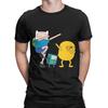 Adventure Time   T-Shirt Summer Finn Jake BMO Dab Cotton T-Shirts For Mens Trending Print Tee Shirt Short Sleeve Basic Top Tees