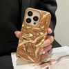 For IPhone 16 Pro Max Chromed TPU Case,Wave Series Plating Gliter Bling Chromed TPU Case for IPhone 15 14 13 12 Pro Max