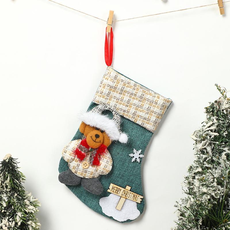 Christmas Stocking Gift Bag – Candy & Ornament Holder for Tree Decorations