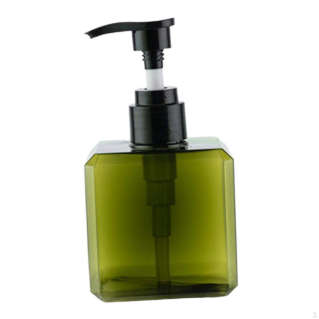 1 Piece Soap Dispenser Bottle Manual Liquid Lotion Reusable Hand Wash Container for Hotel Countertop