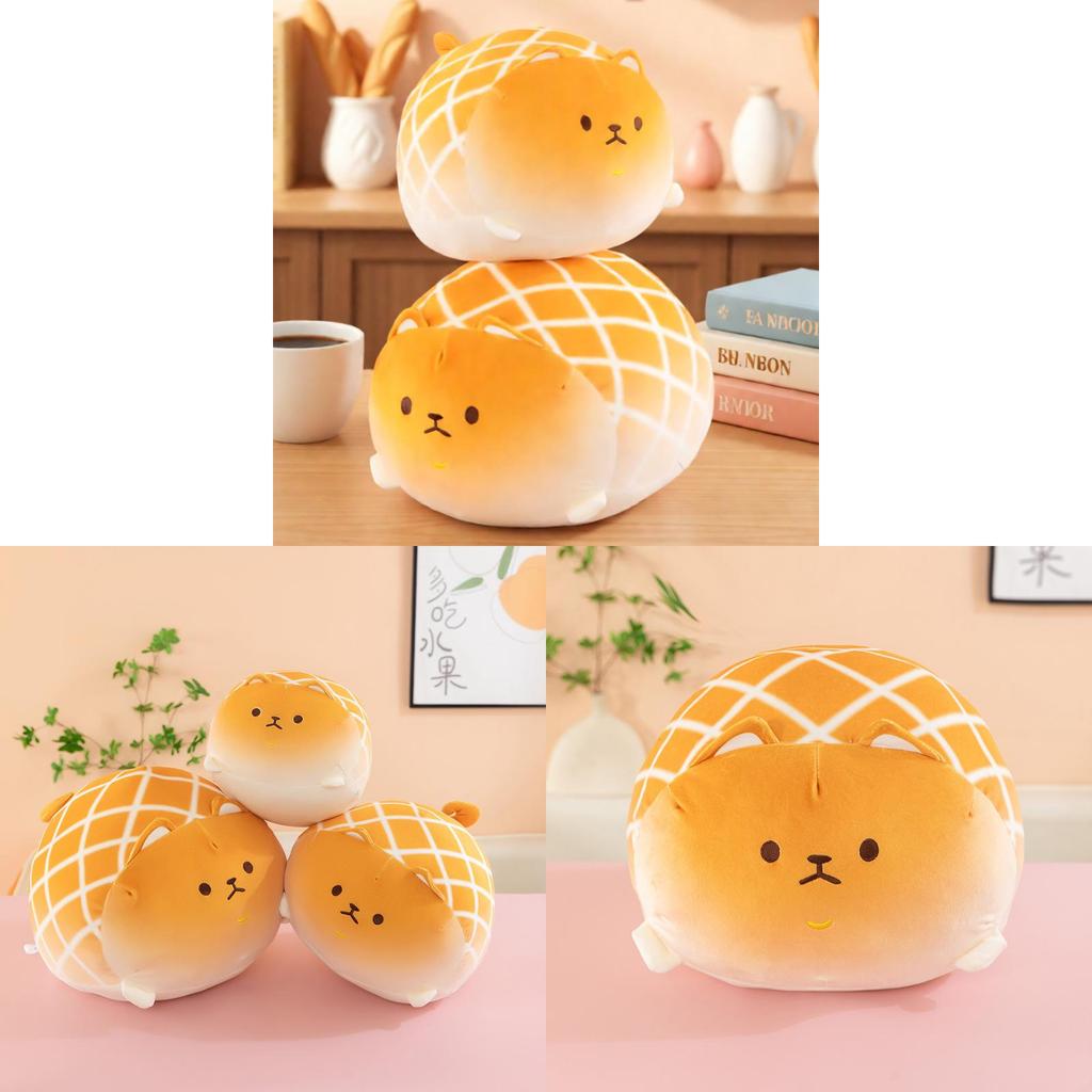 Cartoon Pineapple Dog Plush Pillow Soft Toy For Kids And Girls
