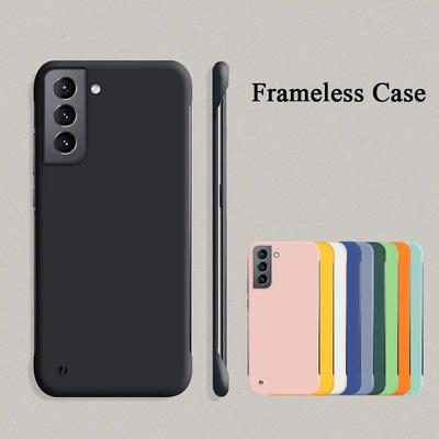כיסוי טלפון דק מט ללא מסגרת בצבעי ממתקים עבור Samsung Galaxy S25 Ultra S25+ כיסוי אחורי קשיח PC עמיד בפני זעזועים עבור Samsung S25 Plus S24 S23 Ultra