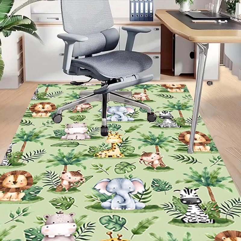1PC jungle animals Extra Large Non Slip Floor carpet, Office, family, bedroom, Studio Large Area Rug Indoor Rugs, Vibrant Colors