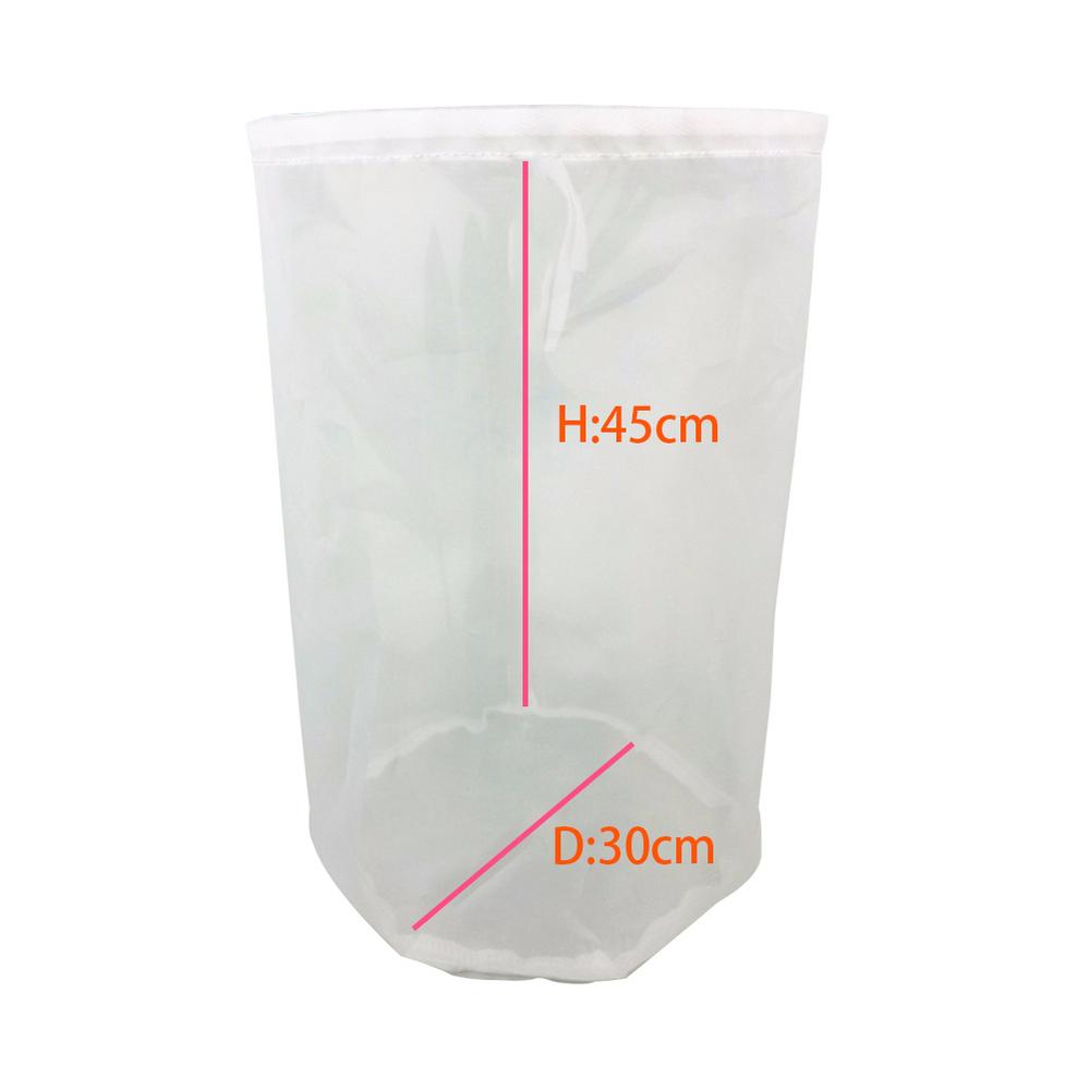 1pc of 8 Sizes Home Beer Brewing Wine Filter Bag Tea Nut Juice Milk Nylon Mesh Filter Bag Net Filter Reusable Grain Filter Bag