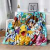 Japane Cartoon D-Digimon Throws Blanket Sofa Hiking Picnic Super Soft Quilt Bed Thermal Cute Anime Flannel Blanket Birthday Gift