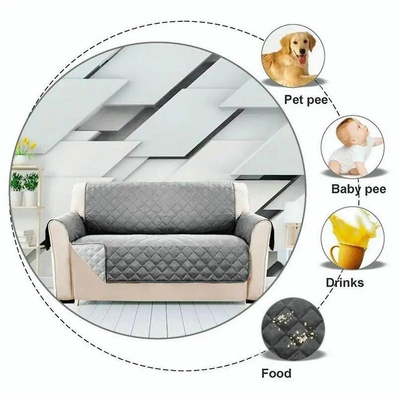 Helårs Sofatrekk Vanntett Møbel Kjæledyrbeskytter Kast Sofatrekk