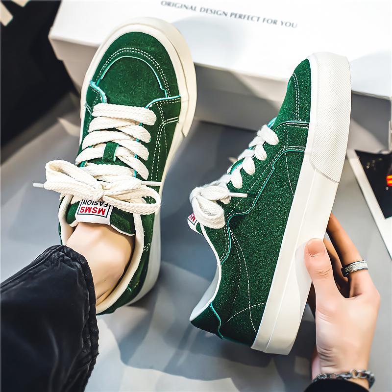 Board shoes summer new black canvas shoes student platform breathable sports and leisure