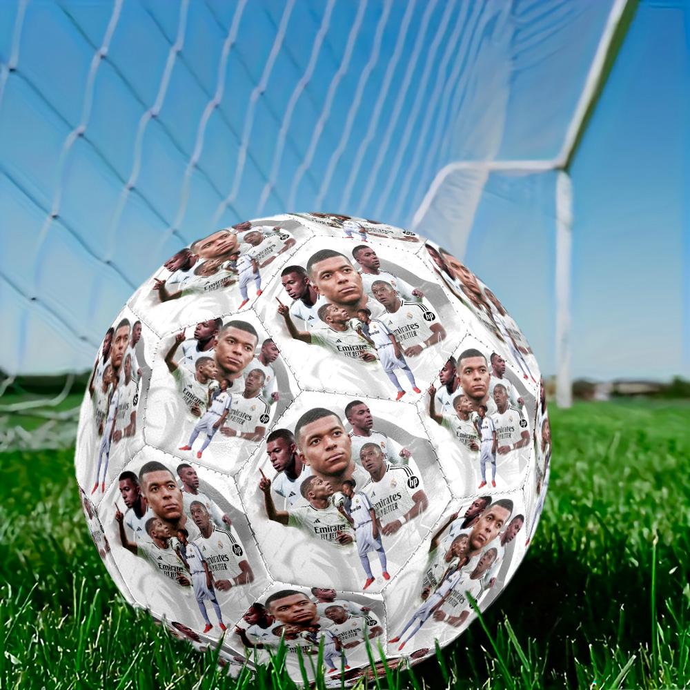 Mbappé Soccer Ball Size 5 Football Machine Sewn Indoor Outdoor Universal Football Perfect Commemorative Gift for Soccer Lovers