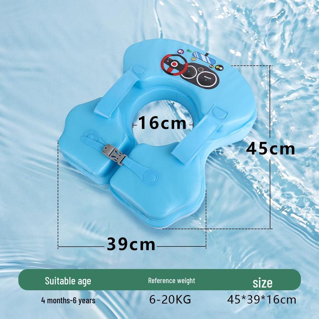 Anti-Rollover Infant Swimming Ring, 0-3 Years, Underarm Support