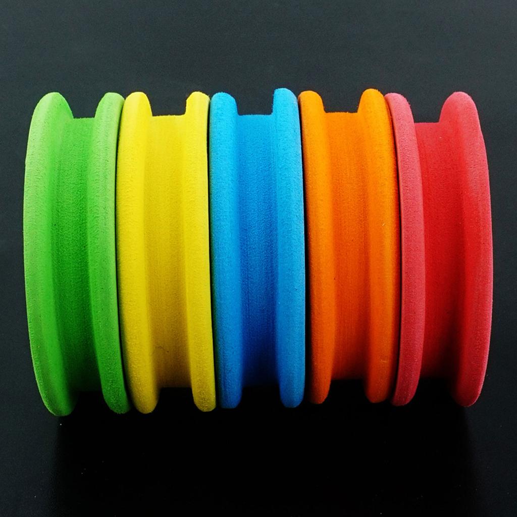 10pcs Fishing Line Leader Wire Board Winding Line Board Foam Spools Hook Rig Holder Fishing Snell Leader Rigs Foam Spool