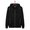 Autumn And Winter Men 'S Clothing Jacket Large Size Casual Fashion Solid Color Stitching Hooded Sweatershirt Coat Brand