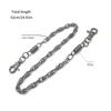 Adjustable Length Punk and Hip Hop Style Metal Pants Chain Accessory for Streetwear Enthusiasts and Trendsetters