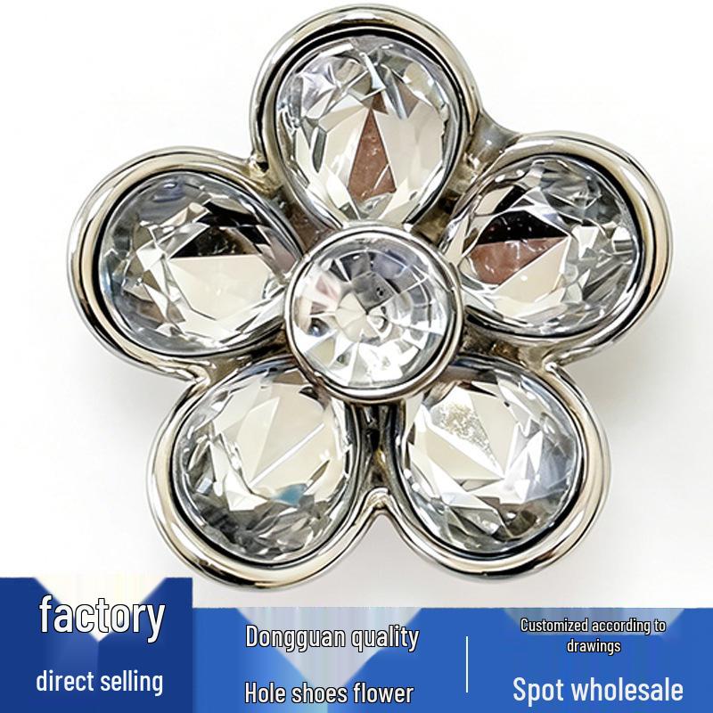 Metal Dragonfly & Butterfly Shoe Flower Buckles for Crocs