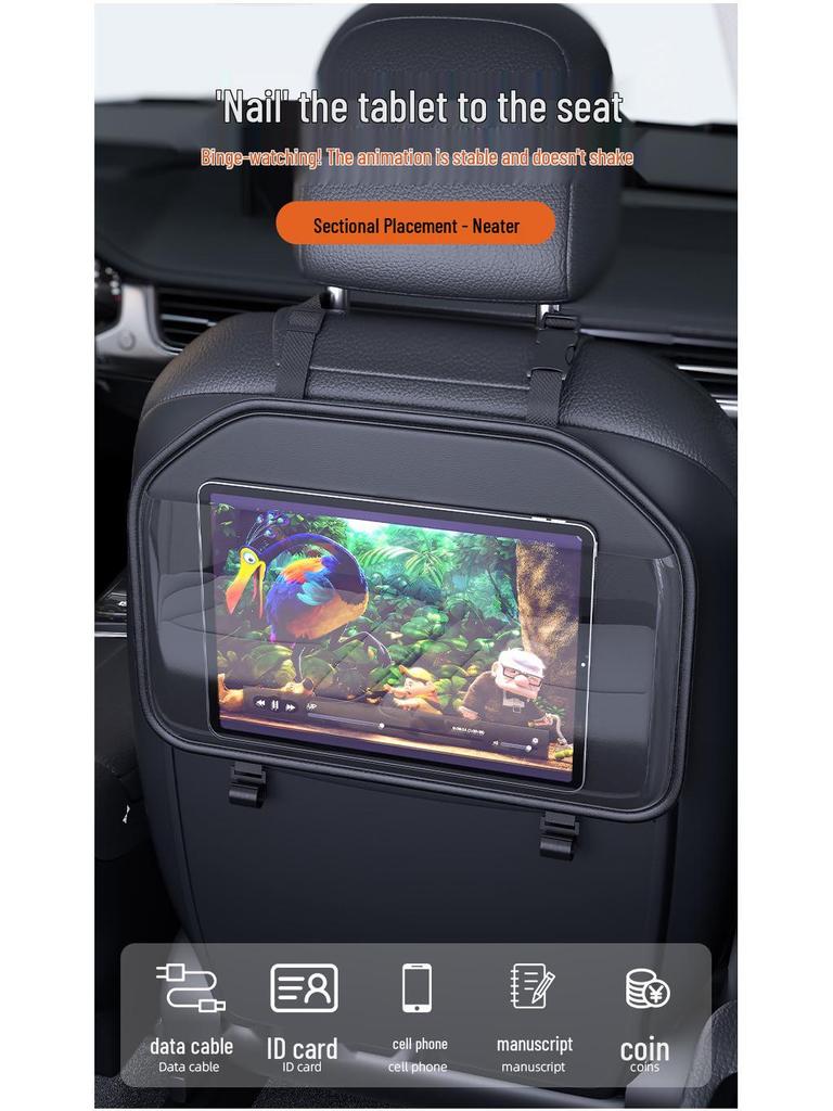 Car Back Seat Organizer for Road Trips & Binge-Watching