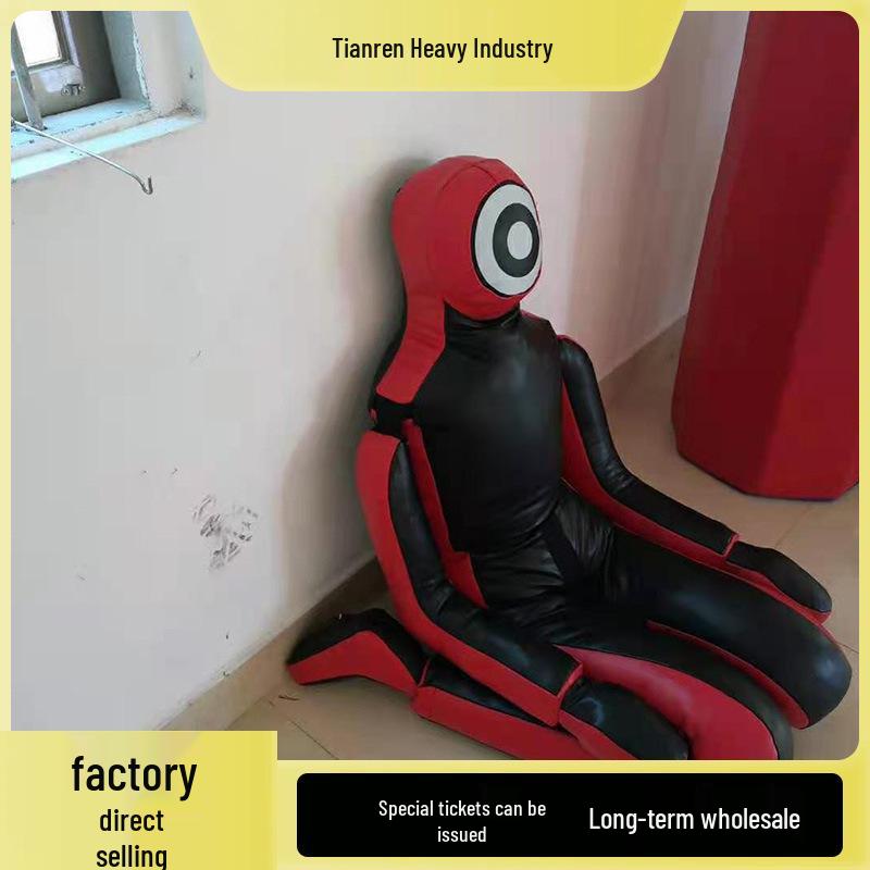 Brazil UFC BJJ Judo Wrestling Leather Sparring Dummy for Lock/Choke Techniques and Sanda Training