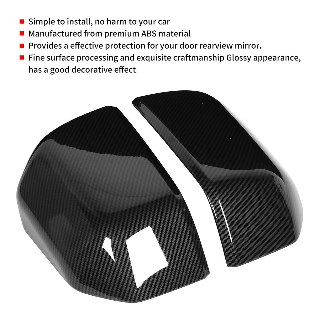 Rearview Wing Mirror Cover Trim Frame Decorative Bezel Fit for     2015‑2020