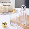 Transparent Glass Spray Perfume Decanter Bottle - Small Cylindrical Design