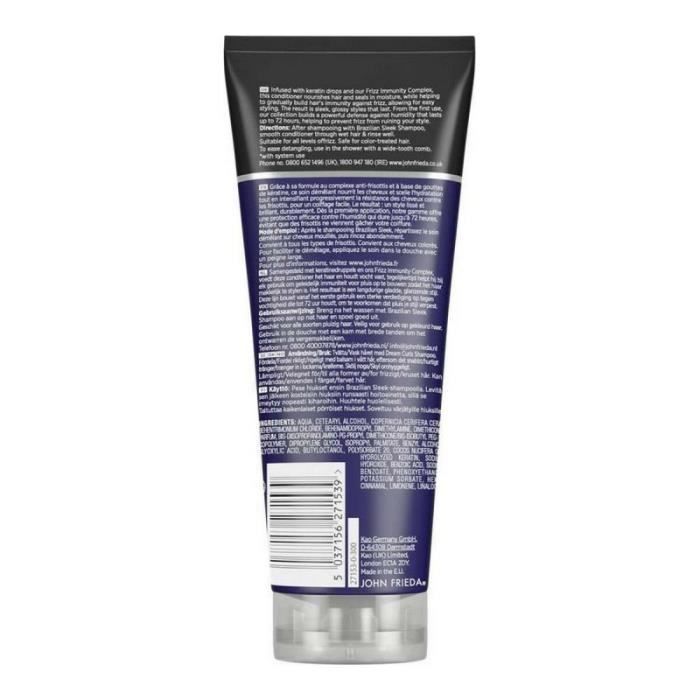 John Frieda Après-shampooing Frizz Ease Brazilian Sleek (250 ml) - 5037156271539