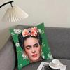 F-Fridas Painting Art Fashion Cushion Cover Pillowcase Ultra Soft Skin Friendly Fabric Cloud Like Comfort & Concealed Zipper