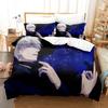 Copripiumino Federa Anime Jujutsu Biancheria da Letto Decorazione Camera da Letto Regalo Bambini Adulto Singolo Matrimoniale Grande Dimensioni Copripiumino con Zip