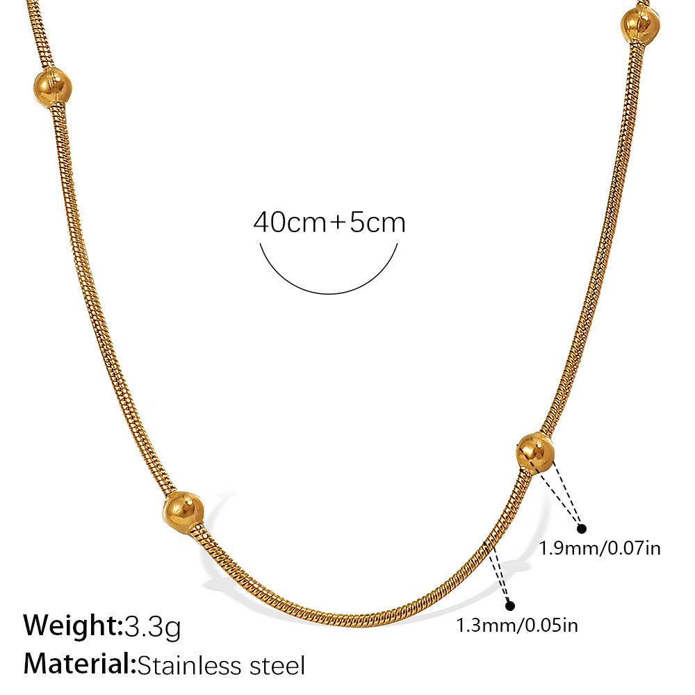 Vielseitig Und Vielfältig Kette Schlangenknochen Geprägt Kettenstil Halskette Verdrehte Kette Edelstahl Vergoldet Personalisiert Frau