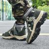 MCTIN Couples Cotton Shoes for Women Camouflage Winter Plush Warm High Tops Shoes Man's Non Slip Snow Boots