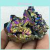 Splendido Cristallo Minerale Arcobaleno in Titanio Specimen Per Collezioni di Regali Unici
