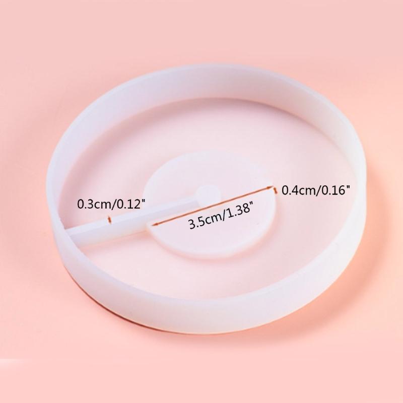 Night Light Resin Silicone Mold Base Bracket Mold with 2 USB Power Lights with Switch Suitable for Diy Table Art Party