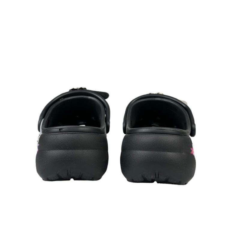 Crocs Classic Platform Clog Clogs Women's Black Pink