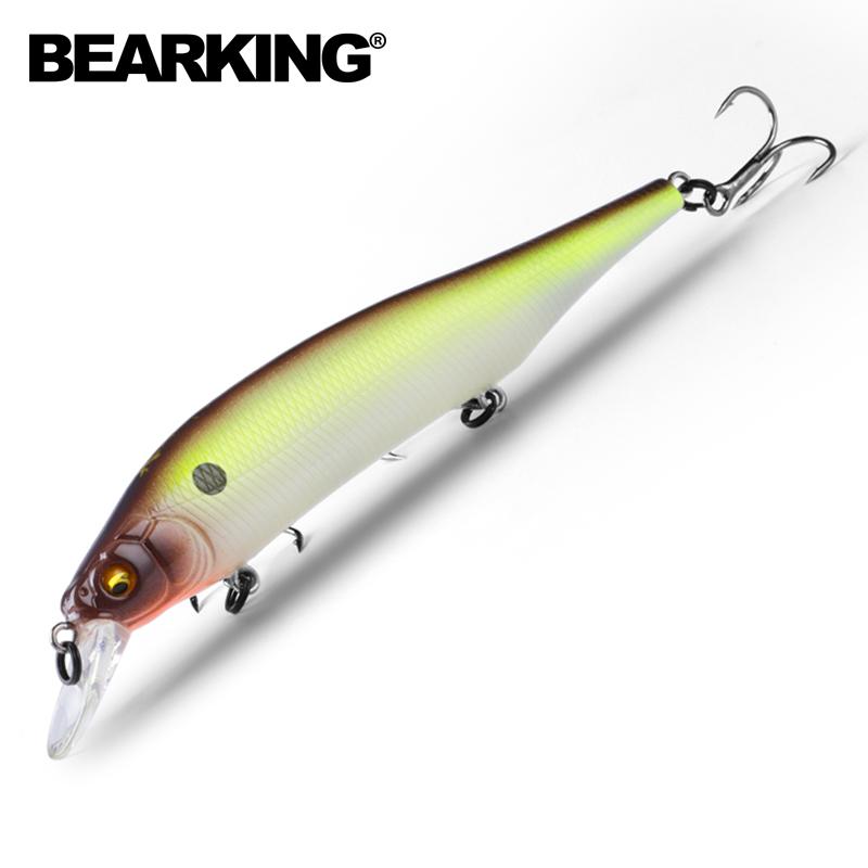 BEARKING 115mm 15g Sp Tungsten Weight System Top Fishing Lures Minnow Crank Wobbler Quality Fishing Tackle Hooks For Fishing