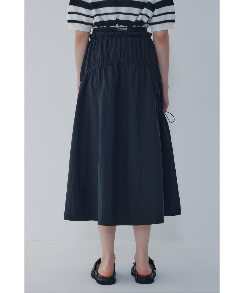 Bobeu String Banding Tiered Skirt_Black_7156235003