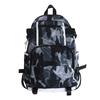 DELIXIONG Nylon Backpack Travel Backpack Regular Unisex Rendering White/Letter Black/Camouflage Black/Shoes White DLX-ON-720