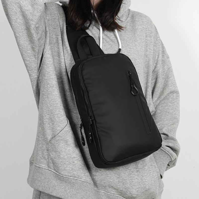 Moda pecho bolsa hombro bolsa para los hombres nylon impermeable mensajero  bolsa de color sólido negro Crossbody bolsas de viaje bolsa de teléfono  comprar a buen precio — entrega gratuita, reseñas reales
