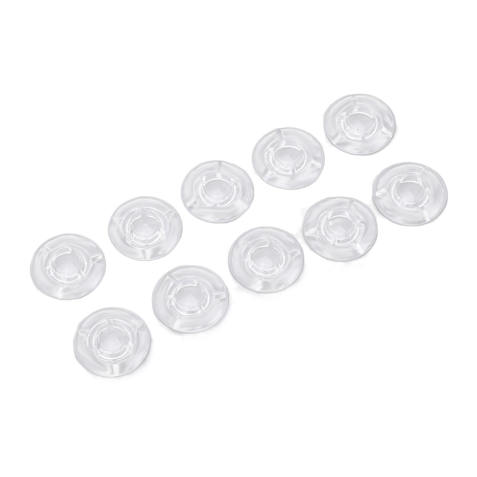 

10Pcs Guitar Effect Pedal Footswitch Topper ABS Clear Single Pedal Footswitch Topper 10mm