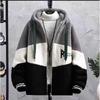Lambswool Plus Size Men's Soft High-quality Fabric Windproof Warm Jacket Fashionable Versatile Casual Sports Lightweight Jacket Baseball Jacket