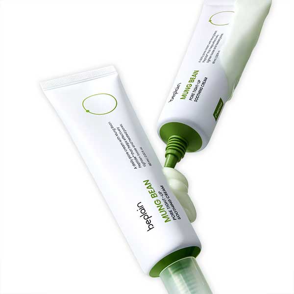 BEPLAIN Mung Bean Pore Tightening Soothing Cream Hydrating Skin Barrier Moisturizer Set 60ml x2